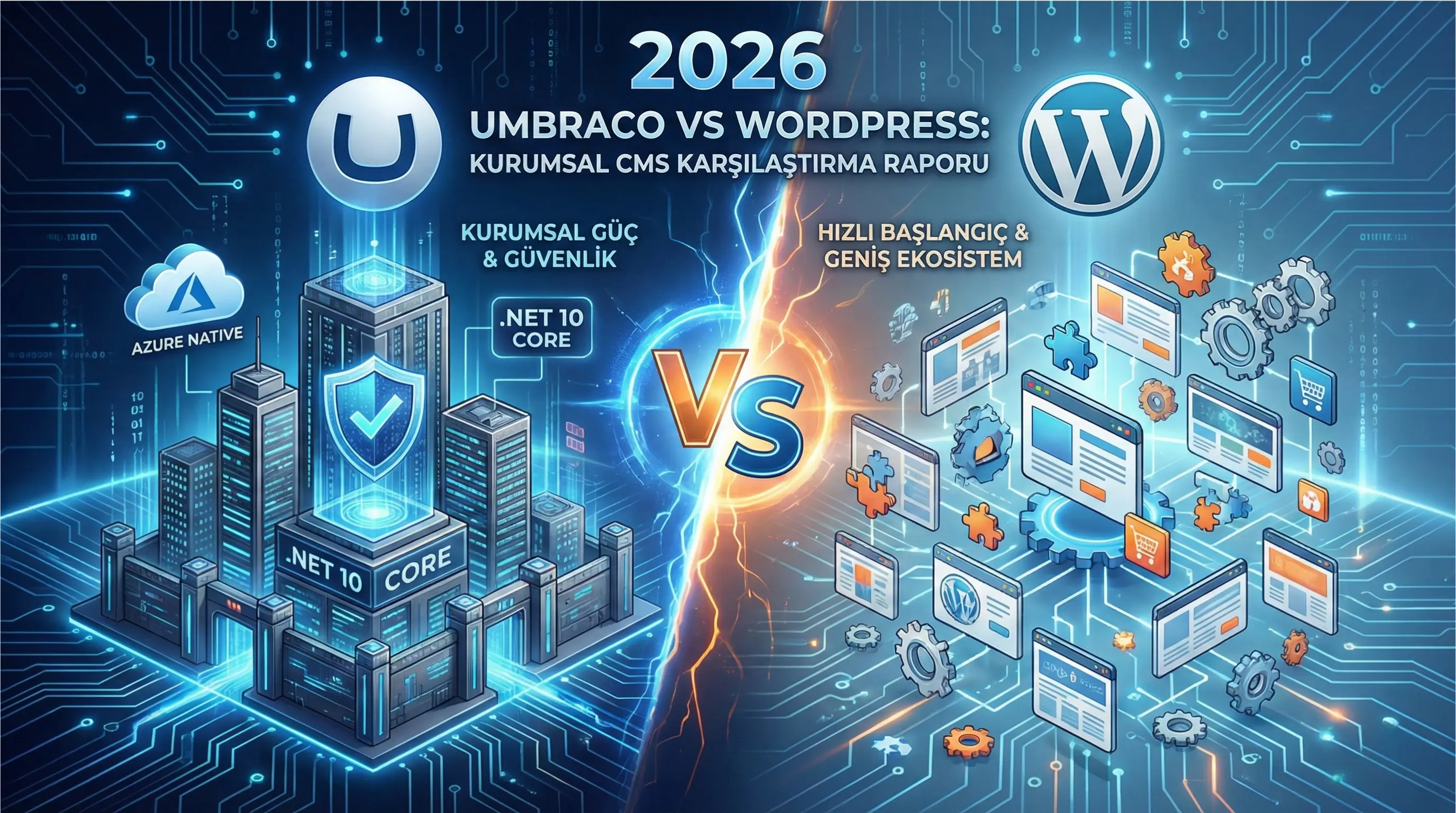 Umbraco vs WordPress: 2026 Kurumsal CMS Karşılaştırması