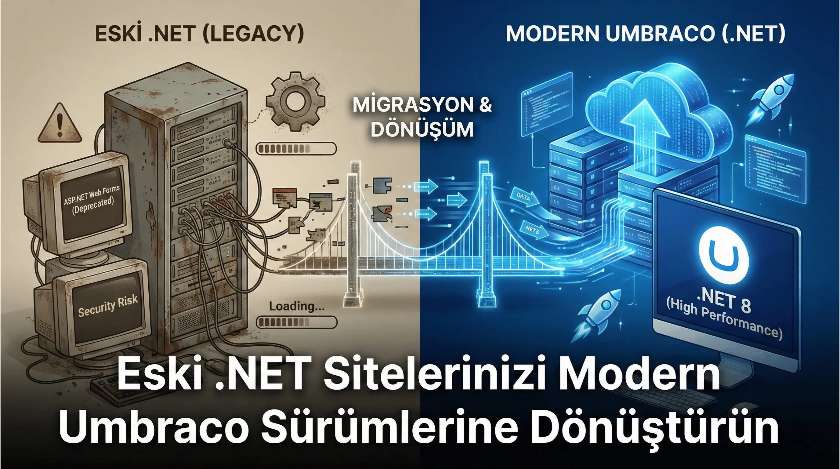 Eski .NET Sitelerinizi Modern Umbraco Sürümlerine Dönüştürün