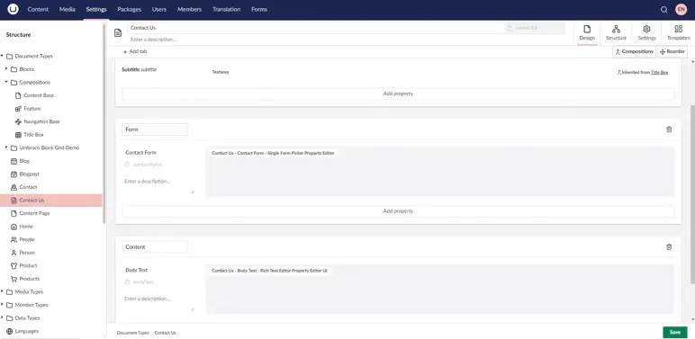 Umbraco İletişim Rehberi 2