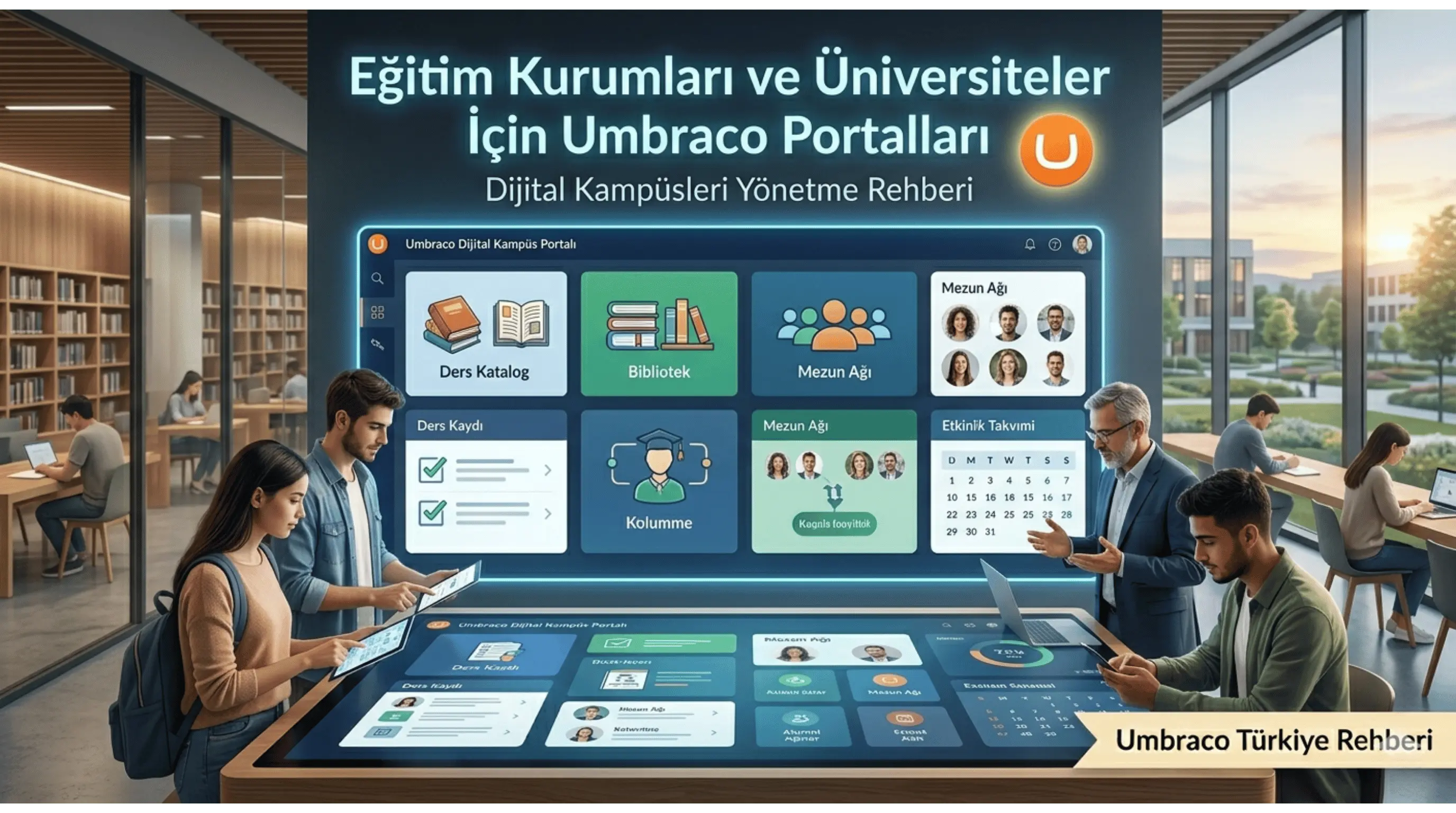 Eğitim Kurumları ve Üniversiteler İçin Umbraco Portalları: Dijital Kampüsleri Yönetme Rehberi